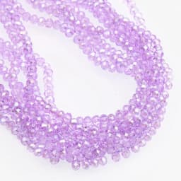 1strand 3*4mm 6mm Crystal Rondelle Beads Faceted Loose Spacer Glass Beads Multicolor Diy for Jewelry Making Bracelet Necklace