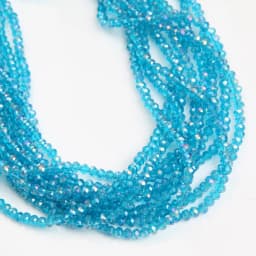 1strand 3*4mm 6mm Crystal Rondelle Beads Faceted Loose Spacer Glass Beads Multicolor Diy for Jewelry Making Bracelet Necklace