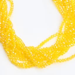 1strand 3*4mm 6mm Crystal Rondelle Beads Faceted Loose Spacer Glass Beads Multicolor Diy for Jewelry Making Bracelet Necklace