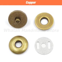 10sets/lot 17mm Magnet Buckle Magnetic Snap Buttons Purse Leather Fasteners Clasps Purse Bag Wallet Notebook Craft Punch Tool