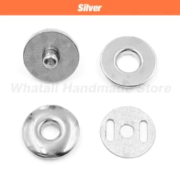 10sets/lot 17mm Magnet Buckle Magnetic Snap Buttons Purse Leather Fasteners Clasps Purse Bag Wallet Notebook Craft Punch Tool