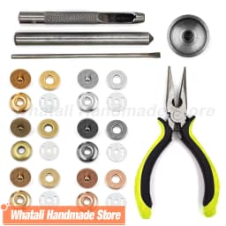 10sets/lot 17mm Magnet Buckle Magnetic Snap Buttons Purse Leather Fasteners Clasps Purse Bag Wallet Notebook Craft Punch Tool