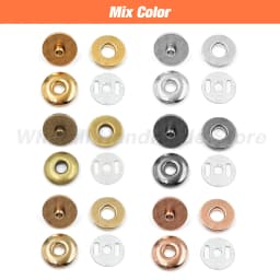 10sets/lot 17mm Magnet Buckle Magnetic Snap Buttons Purse Leather Fasteners Clasps Purse Bag Wallet Notebook Craft Punch Tool