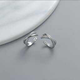 Popular Style Ear Cuff Earring For Women 1 pc Charming Shiny Crystal Without Piercing Ear Clip Earrings Jewelry Gift