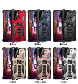 Military Hard Armor Shockproof Case For Samsung Galaxy S26 Ultra S25 FE S24 S23 S22 S21 A57 A17 A15 A16 A56 Kickstand Back Case