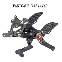 For Ducati Street Fighter V4 2018-2024 PANIGALE V4S V4 V4R V4 Motorcycle Whole CNC & Carbon Fiber Racing Rearset