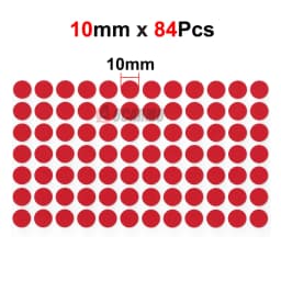 2MM 3MM 4MM 5MM 10MM Water Damage Security Label Sensitive Warranty Indicator Sensors Repair Waterproof Round Sticker