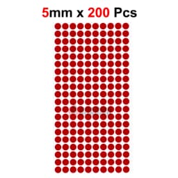 2MM 3MM 4MM 5MM 10MM Water Damage Security Label Sensitive Warranty Indicator Sensors Repair Waterproof Round Sticker