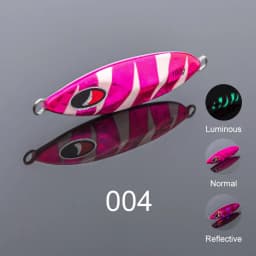 NOEBY Luminous Slow Pitch Jig 60-210g Metal Jig Slow Fall Saltwater Boat Fishing Offshore Jigging