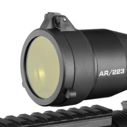 Yellow Rifle Scope Quick Flip Spring Up Open Lens Cover Cap for Caliber Scope Rifle Hunting