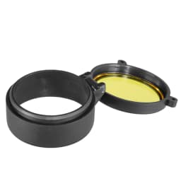 Yellow Rifle Scope Quick Flip Spring Up Open Lens Cover Cap for Caliber Scope Rifle Hunting
