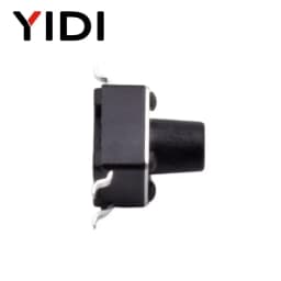 50pcs 6*6*4/5/6/7/8/9/10mm On Off Momentary SMD SMT Tactile Tact Micro Mini Push Button Switch 12V Black Electronic Power Reset