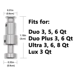 8 Pcs Universal Replacement Float Valve Seal for Power Pressure Cooker, Durable Pressure Cooker Replacement Accessories