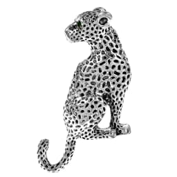 CINDY XIANG Leopard Brooch Pin Animal Jewelry Winter Coat Dress Party Accessories Gift