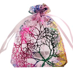 25pcs/50pcs Organza Gift Bags 7x9/9x12/10x15/13x18cm Jewelry Packaging Bags Wedding Present Drawable Tree Pattern Packing Bags