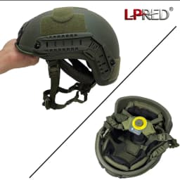 2026 New LPRED Fast HDPE Wendy High Cut PE Helmet 2 Generation high-grade lining UHMW-PE .44 Helmet