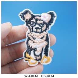 Cat Fashion DIY Patches Cute Animal Embroidery For T-Shirt Iron On Child Kids Appliques Clothes Jeans Stickers Badges Dog