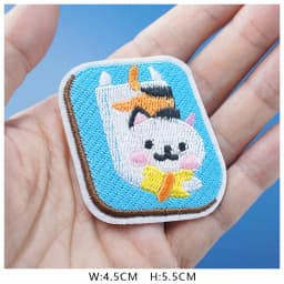 Cat Fashion DIY Patches Cute Animal Embroidery For T-Shirt Iron On Child Kids Appliques Clothes Jeans Stickers Badges Dog