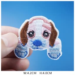 Cat Fashion DIY Patches Cute Animal Embroidery For T-Shirt Iron On Child Kids Appliques Clothes Jeans Stickers Badges Dog