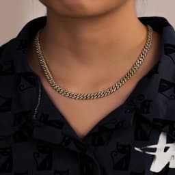 TUHE 6mm 8mm Width Fashion Miami Cuban Chain Necklace For Women Men's Hip Hop Jewelry Copper Cubic Zirconia Necklace Party Gi