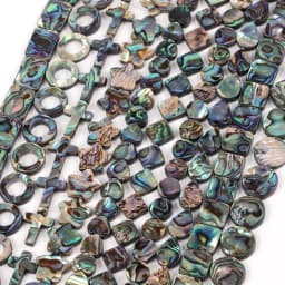 Natural Gray Abalone Irregular Shell Mother Of Pearl Loose Spacer Beads For Jewelry Making DIY Bracelet Necklace Handmade