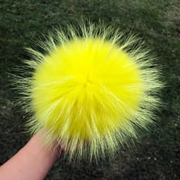 DIY Fur Pom Pom 100% Natural Fox Hairball Hat Ball Pom Pom Handmade Really Large Hair Ball Wholesale Hat With Buckle