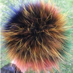 DIY Fur Pom Pom 100% Natural Fox Hairball Hat Ball Pom Pom Handmade Really Large Hair Ball Wholesale Hat With Buckle