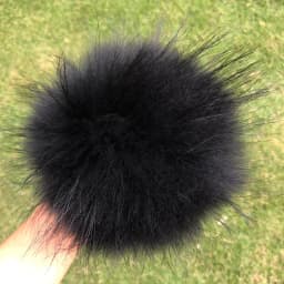 DIY Fur Pom Pom 100% Natural Fox Hairball Hat Ball Pom Pom Handmade Really Large Hair Ball Wholesale Hat With Buckle