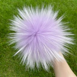 DIY Fur Pom Pom 100% Natural Fox Hairball Hat Ball Pom Pom Handmade Really Large Hair Ball Wholesale Hat With Buckle