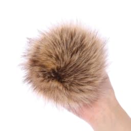15cm Imitation Fur Pompom For Women Hat Fur Pom Poms for Hats Caps Fake Fur Pompon for Knitted Hat Cap Beanies Skullie