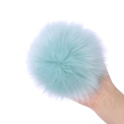 15cm Imitation Fur Pompom For Women Hat Fur Pom Poms for Hats Caps Fake Fur Pompon for Knitted Hat Cap Beanies Skullie