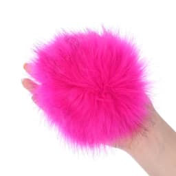 15cm Imitation Fur Pompom For Women Hat Fur Pom Poms for Hats Caps Fake Fur Pompon for Knitted Hat Cap Beanies Skullie