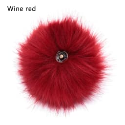 15cm Imitation Fur Pompom For Women Hat Fur Pom Poms for Hats Caps Fake Fur Pompon for Knitted Hat Cap Beanies Skullie
