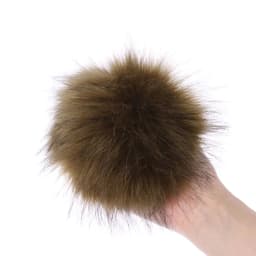 15cm Imitation Fur Pompom For Women Hat Fur Pom Poms for Hats Caps Fake Fur Pompon for Knitted Hat Cap Beanies Skullie