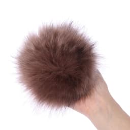 15cm Imitation Fur Pompom For Women Hat Fur Pom Poms for Hats Caps Fake Fur Pompon for Knitted Hat Cap Beanies Skullie