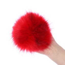 15cm Imitation Fur Pompom For Women Hat Fur Pom Poms for Hats Caps Fake Fur Pompon for Knitted Hat Cap Beanies Skullie