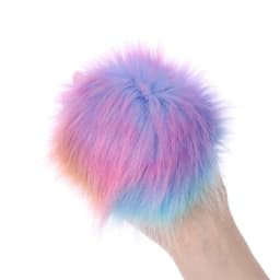 15cm Imitation Fur Pompom For Women Hat Fur Pom Poms for Hats Caps Fake Fur Pompon for Knitted Hat Cap Beanies Skullie