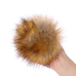 15cm Imitation Fur Pompom For Women Hat Fur Pom Poms for Hats Caps Fake Fur Pompon for Knitted Hat Cap Beanies Skullie