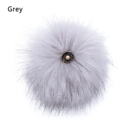 15cm Imitation Fur Pompom For Women Hat Fur Pom Poms for Hats Caps Fake Fur Pompon for Knitted Hat Cap Beanies Skullie