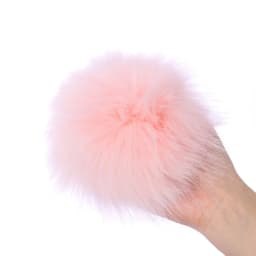15cm Imitation Fur Pompom For Women Hat Fur Pom Poms for Hats Caps Fake Fur Pompon for Knitted Hat Cap Beanies Skullie