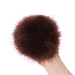 15cm Imitation Fur Pompom For Women Hat Fur Pom Poms for Hats Caps Fake Fur Pompon for Knitted Hat Cap Beanies Skullie