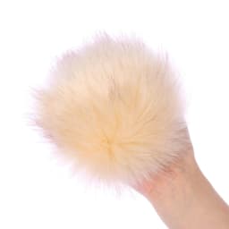 15cm Imitation Fur Pompom For Women Hat Fur Pom Poms for Hats Caps Fake Fur Pompon for Knitted Hat Cap Beanies Skullie