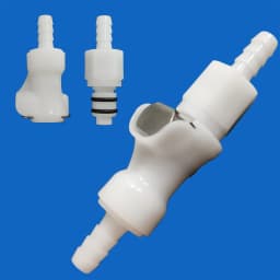 1/4 5/16 3/8 Quick Coupling Shut-off Valve Quick Disconnect Connection Fitting Joint Male Insert Female Body Compatible with PLC