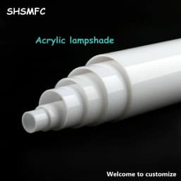 (50cm/lot) OD 16 20 25 32 40 50 60 70mm Milk White Acrylic Tube PMMA pipe for Home Garden lampshade, Aquarium accessories DIY