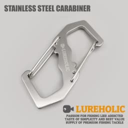LUREHOLIC Lure Fishing S Carabiner Outdoor Accessory Tools Professional Safety Lock Hook Mountaineering Buckle Climbing