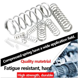 10 Pcs Wire Diameter 0.4mm 0.5mm High Quality 304 Stainless Steel Compression Spring Return Cylidrical Coil Repair Small Springs