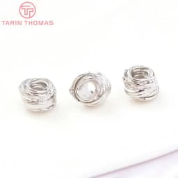 (3862)10PCS 4x5MM Hole 2MM 24K Gold Color Brass Irregular Beads High Quality Diy Jewelry Findings Accessories Wholesale