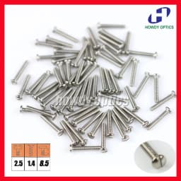 200pcs 2.5x1.4x8.5mm Eyewear glasses Optical Eyeglasses screw accessories