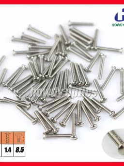 200pcs 2.5x1.4x8.5mm Eyewear glasses Optical Eyeglasses screw accessories