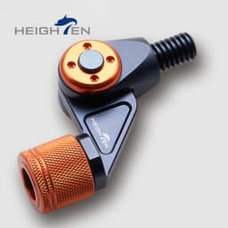 HEIGHTEN Fishing Landing Net Adapter Joints Connector Aluminum Alloy Multi Angle Fixation Folding Joint